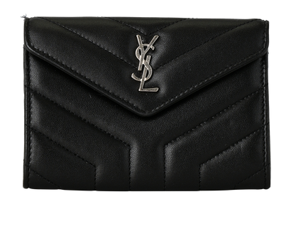 Saint Laurent Coin Purse, &pound;210, Accessories, Black, Leather, Front view